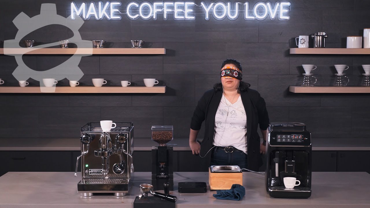 Вкус эспрессо Supercar против Semi-auto