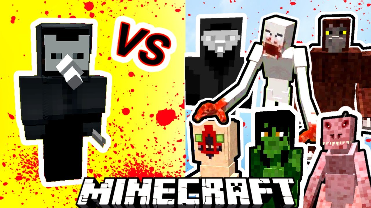 SCP-049(Overtime) Vs. SCP Lockdown Monsters in Minecraft