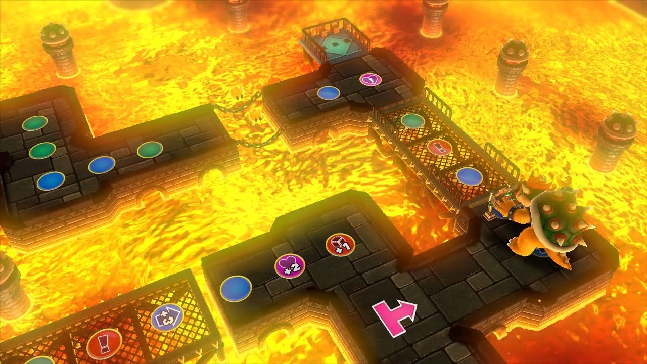 Mario Party 10 Bowser Party #983 Yoshi, Spike, Luigi, Mario Chaos Castle Master Difficulty