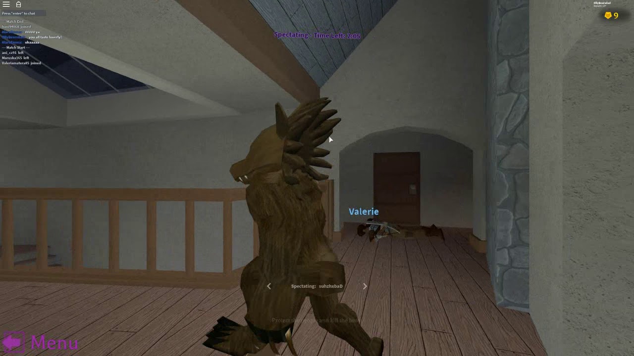 A Wolf or Other Roblox gameplay