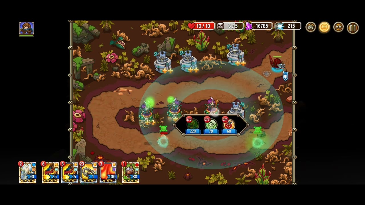 Crazy Defense Heroes Ruinland Invasion 5 Nightmare venom