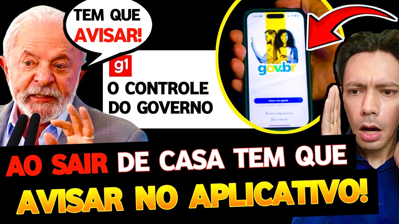 Lascou! VAI SAIR DE CASA? Agora tem q avisar no aplicativo do governo 