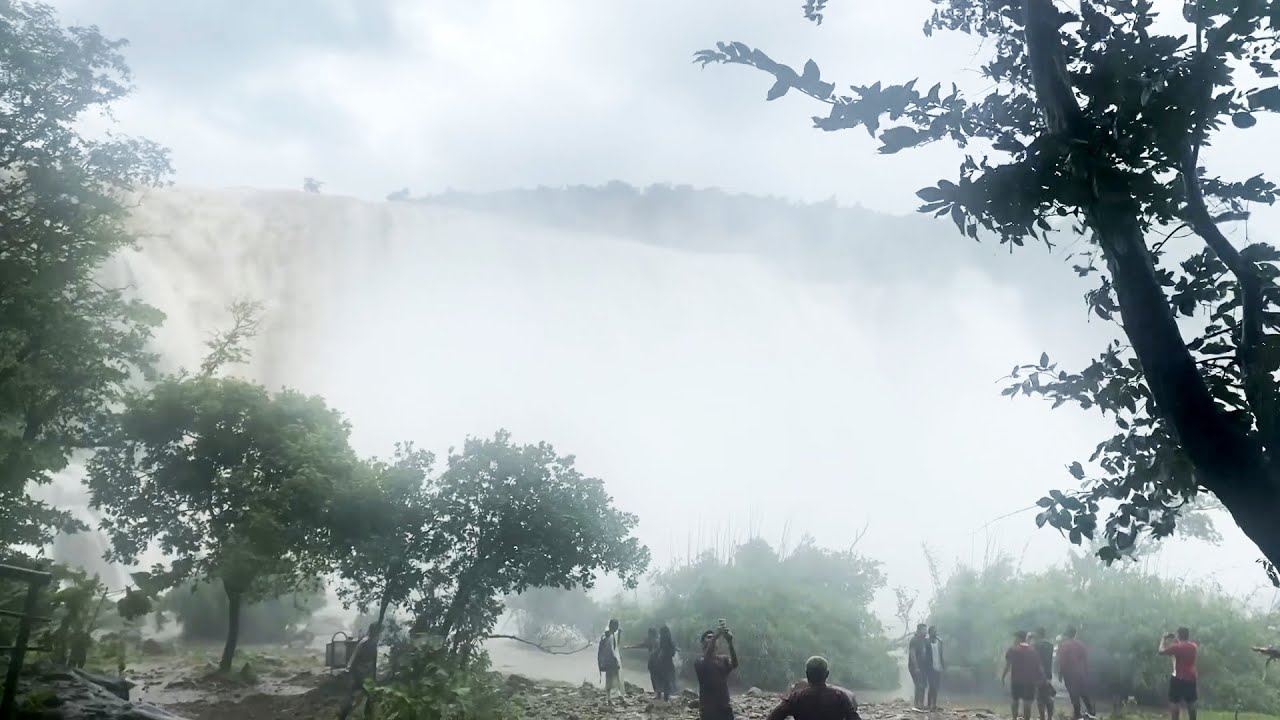 Athirappilly Waterfalls During Monsoon Season