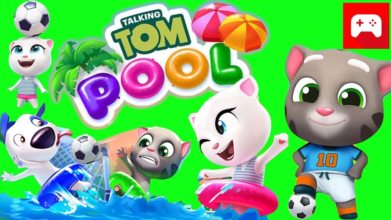 Talking Tom Pool World Cup 2018 New Football Championship Gameplay #3 - Talking Tom and Friend