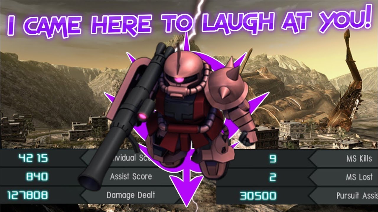 GBO2 Char's Zaku II Type S: I came here to laugh at you!