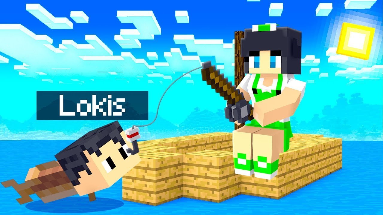 PESCANDO O LOKIS PEIXE NO MINECRAFT