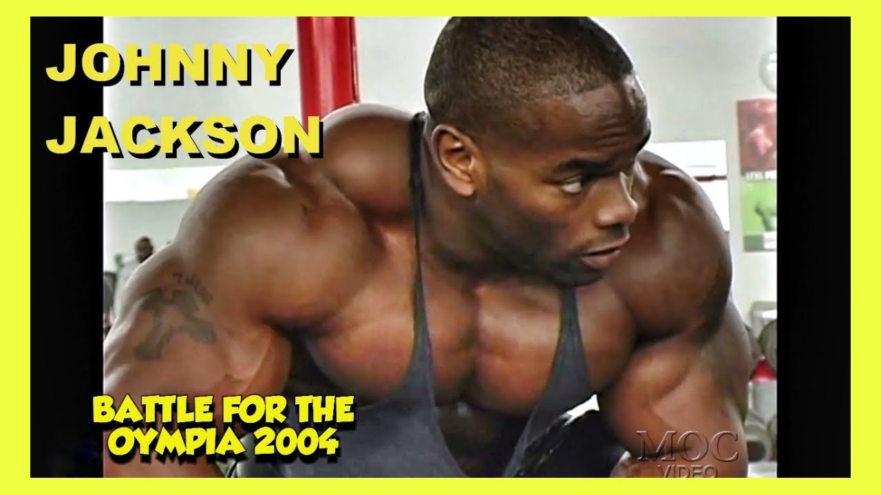 JOHNNY JACKSON - BACK - BATTLE FOR THE OLYMPIA 2004