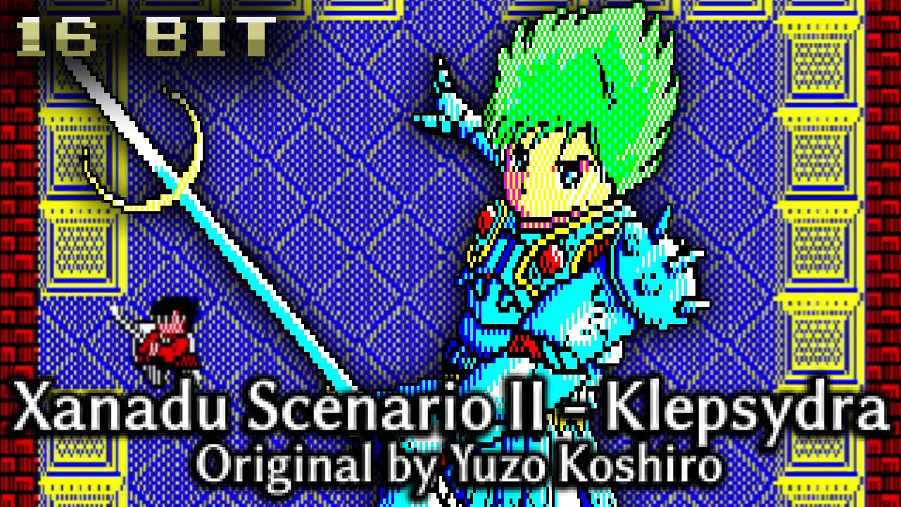 Klepsydra (Level 9) 16 bit PC98-86 Cover (Xanadu Scenario II)