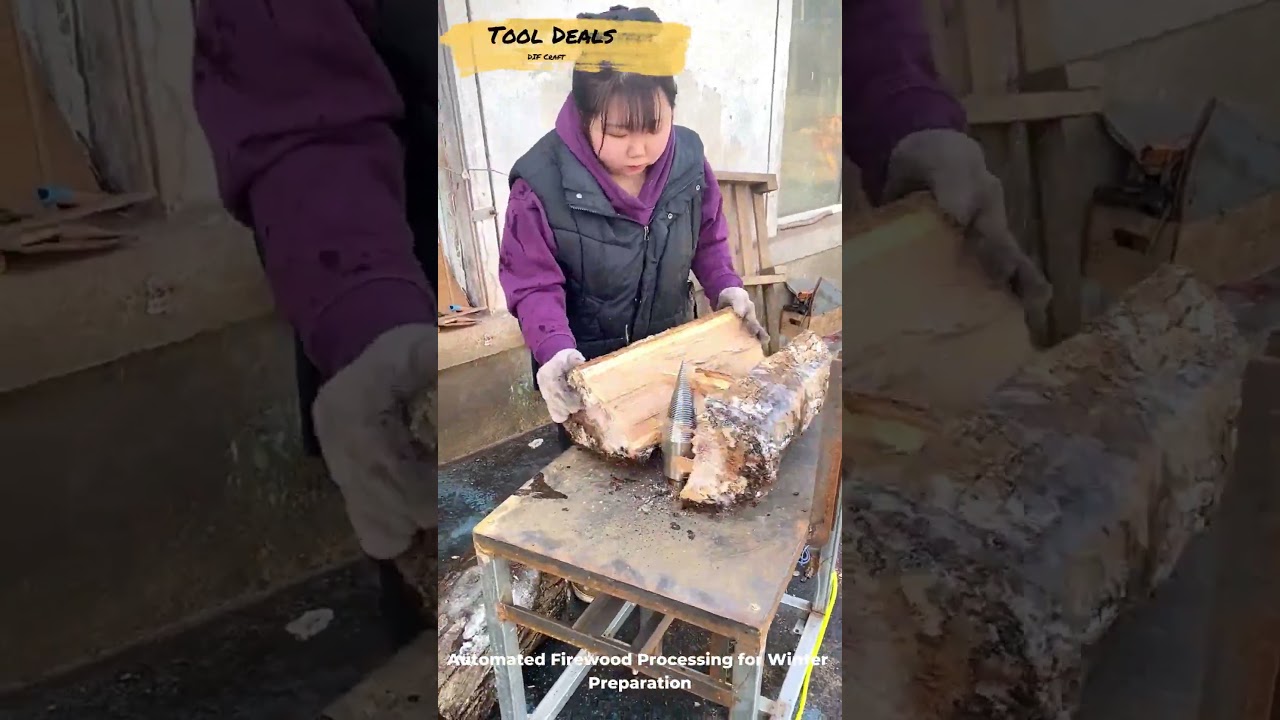 Automated Firewood Processing for Winter Preparation