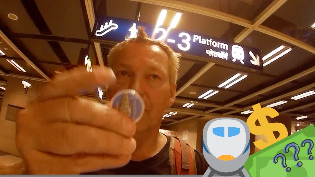Easy New Dehli Railway station to the Airport how to? The Metro cheapest and fastest way!