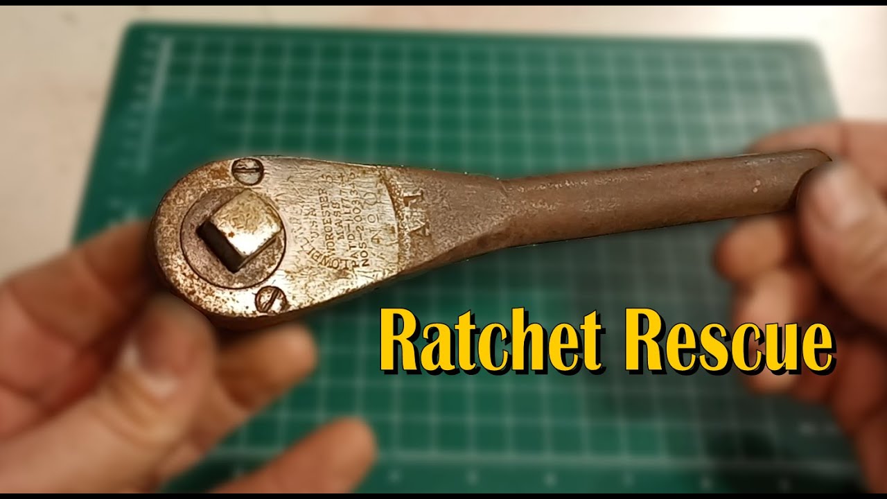 80 Year Old Lowell Ratchet Rusty Restoration