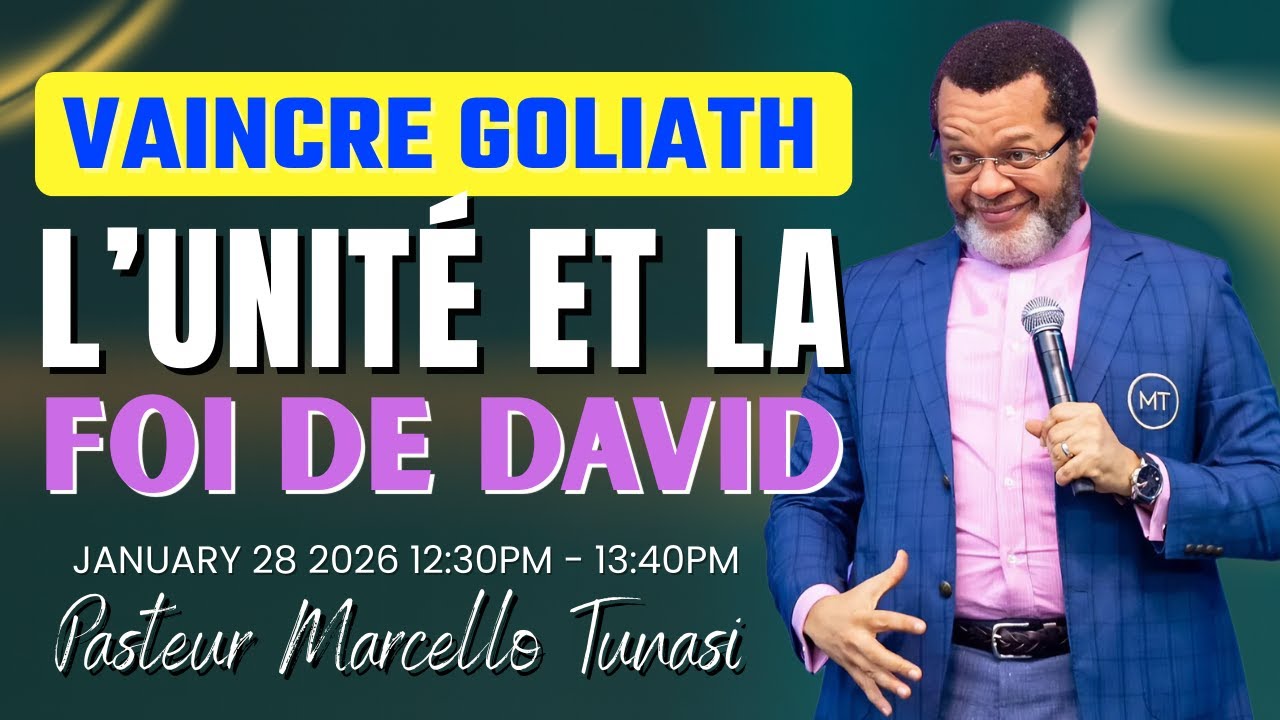Relever les Défis avec la Foi: Le Combat de David contre Goliath | Pasteur Marcello Tunasi.