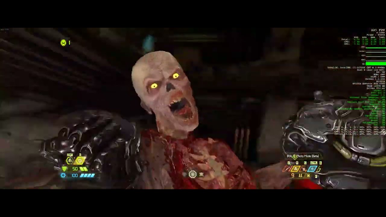 DOOM Eternal RTX 4080 ray tracing test
