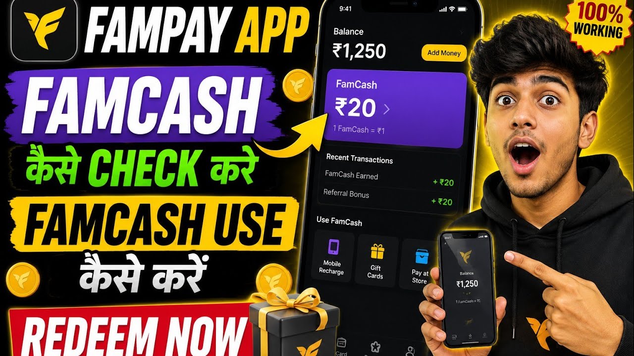 Fampay Cash use kaise kare | famcash redeem | fampay app | famcash earn kaise kare | famcash kya hai
