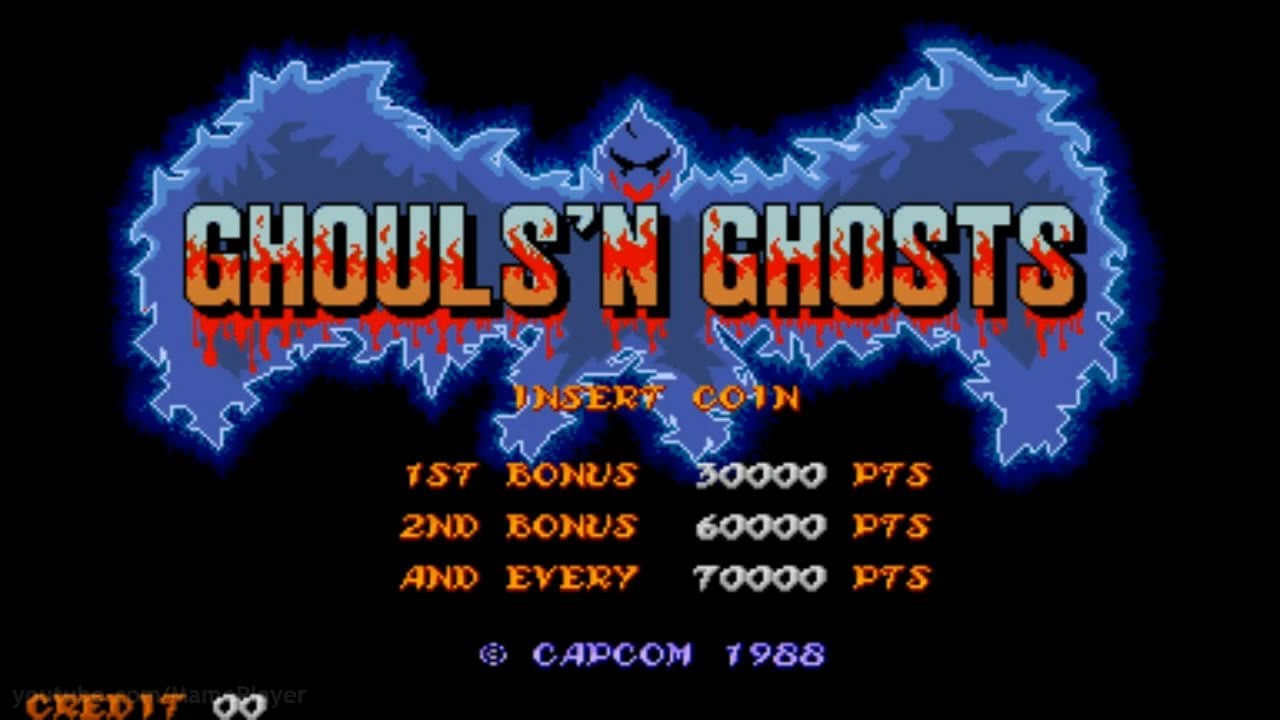 Ghouls'n Ghosts 1988 Capcom Mame Retro Arcade Games