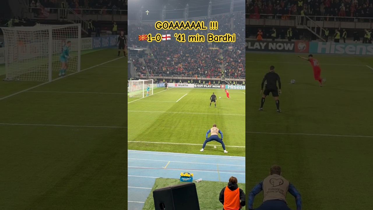 Enis Bardhi penalty kick vs Pickford England 🏴󠁧󠁢󠁥󠁮󠁧󠁿 20.11.23 #uefaqualifiers #football #penaltykick