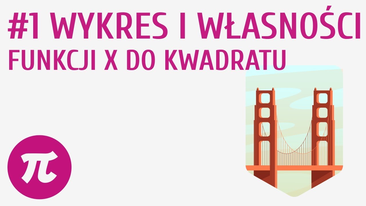 Wykres i własności funkcji x do kwadratu #1 [ Funkcja kwadratowa - postać ogólna i kanoniczna ]