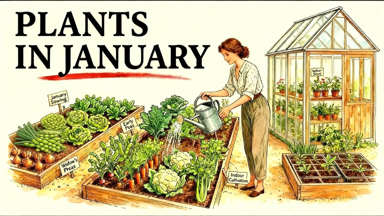 17 Plants to Grow in January = Year-round Home Food Supply (Gardener's Secrets)