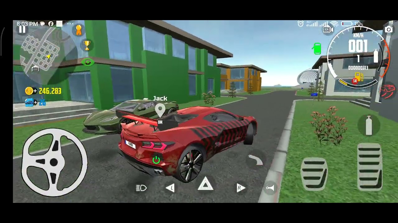 Collecting money for my new car in car simulator 2
