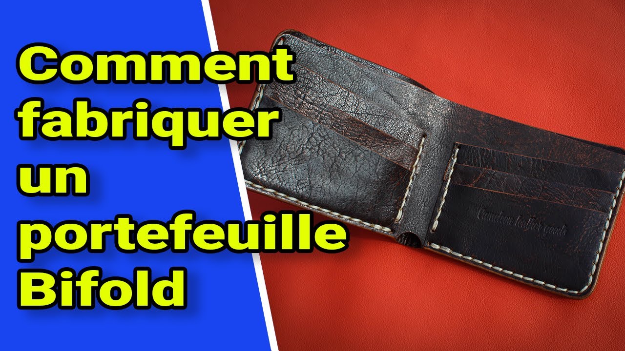 Comment fabriquer un portefeuille Tiskiwin - maroquinerie pour débutant -Artisanat marocain