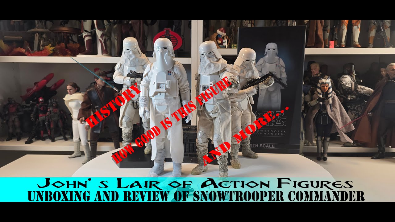 unboxing and review of Snowtrooper Commander from Sideshow limited edition 1000 pcs worldwide