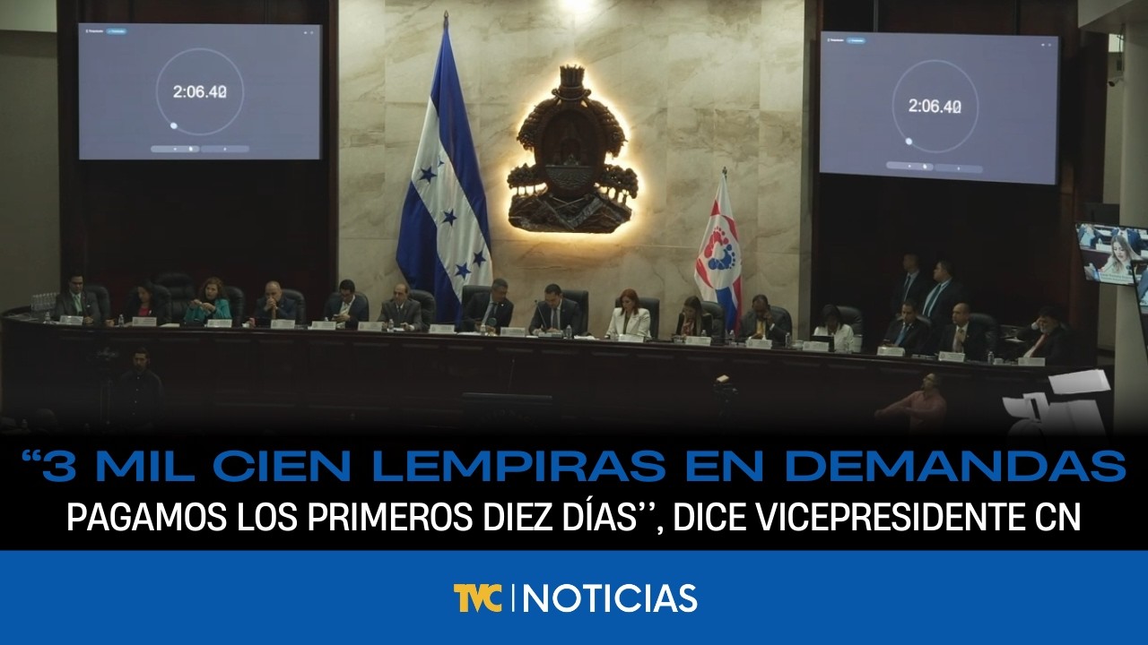 “3 mil cien lempiras en demandas pagamos los primeros diez días