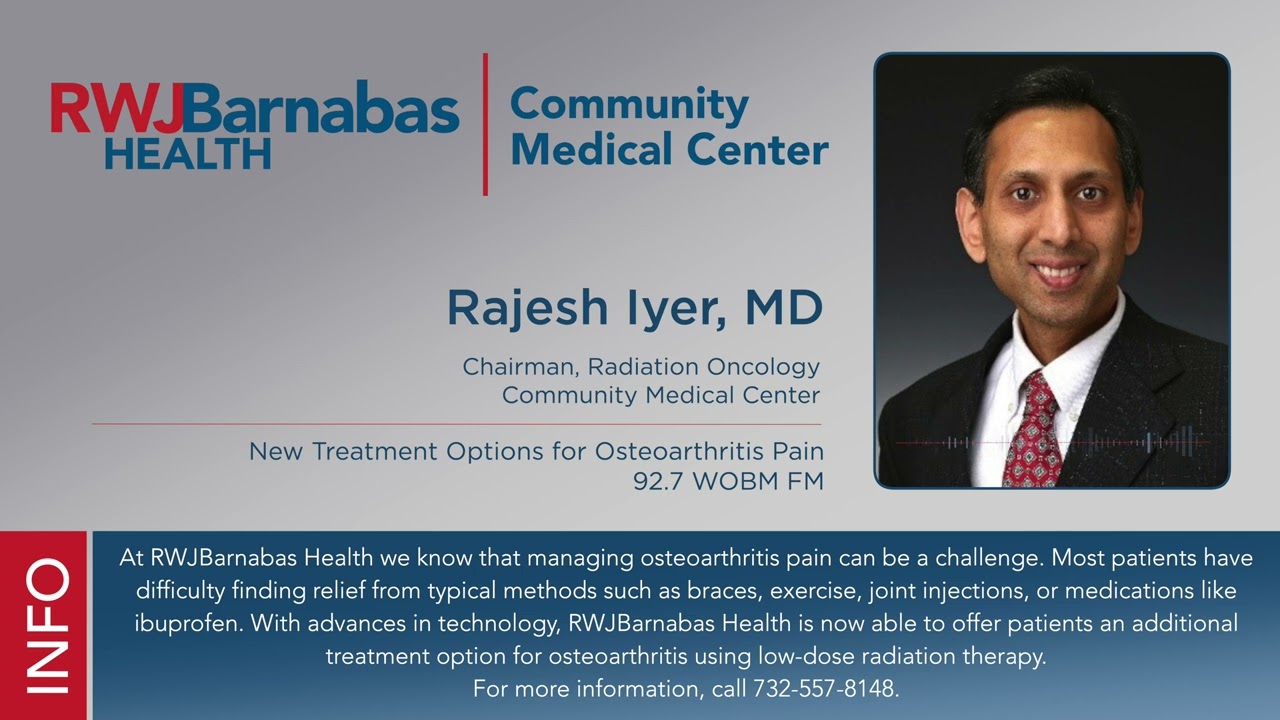 New Treatment Options for Osteoarthritis Pain at Community Medical Center