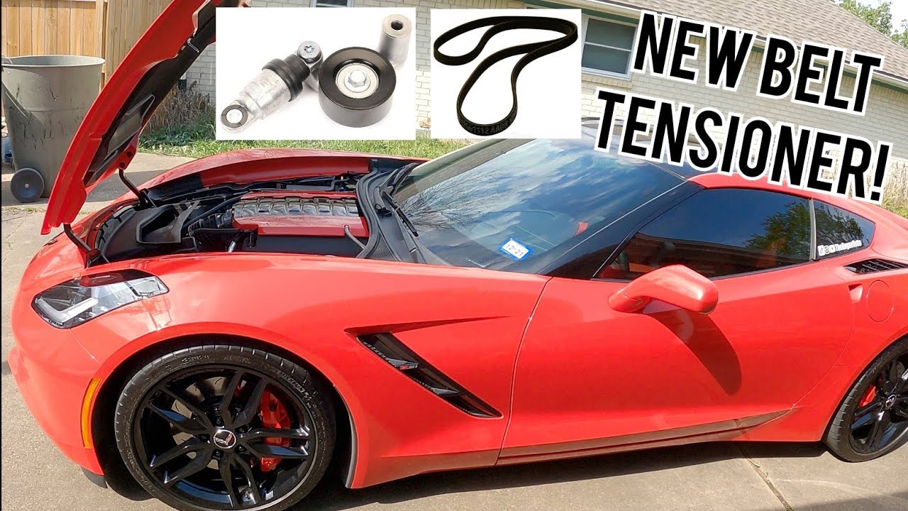 Installing A NEW C7 CORVETTE BELT TENSIONER Replacement!