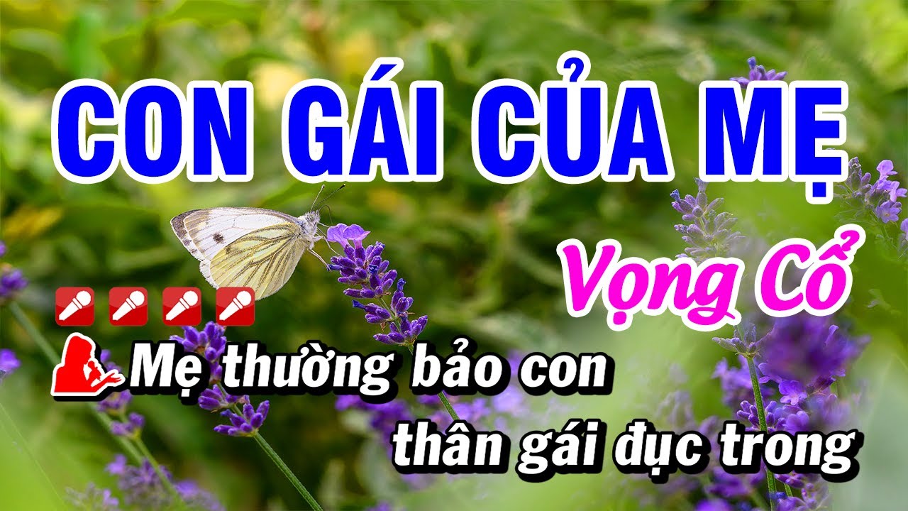 Con Gái Của Mẹ Karaoke Song Ca Nữ - Vọng Cổ Phi Nhung | Hoài Phong Organ