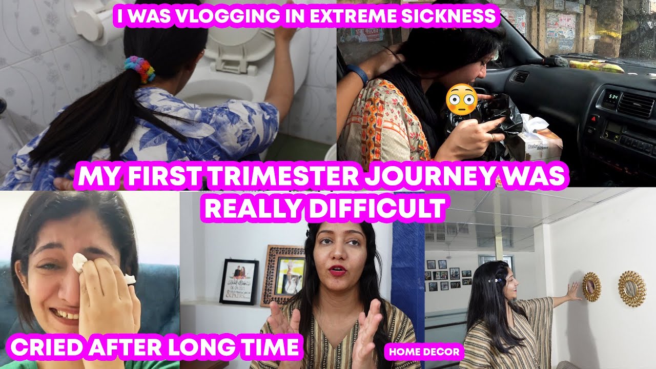 EARLY PREGNANCY EXTREME SICKNESS 😲 | DIY HOME DECOR 😍 | SADIA RIND
