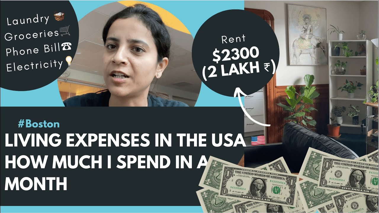 Living Expenses in the US | How much I (as a Post-Doc) spend in a month | MIT | #mit #iit #postdoc