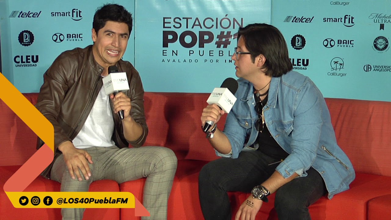 Christian Vélez en entrevista enel eEvento 40 Puebla 98.7 -2019