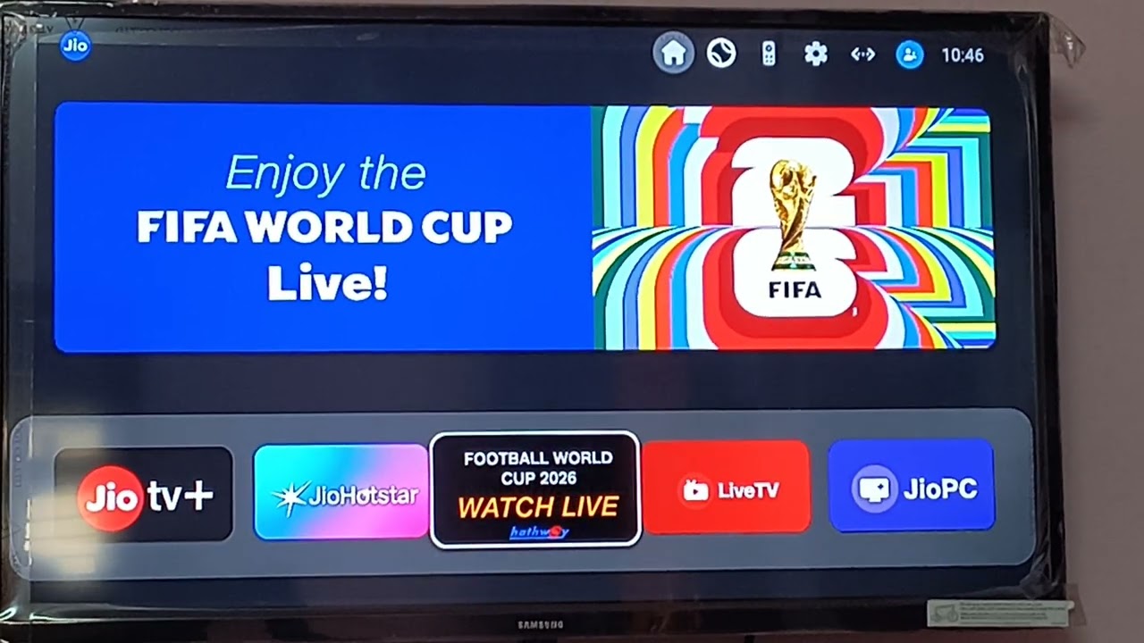 How to watch FIFA World Cup 2026 for free on Jio Fiber TV. 