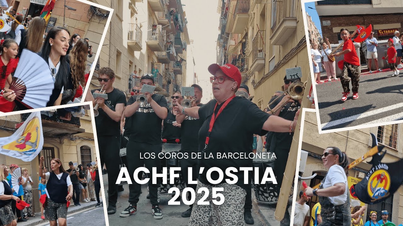 ACHF L'OSTIA LUNES 2025 #loscorosdelabarceloneta #barceloneta #carpediem #music #shorts #shortsvideo