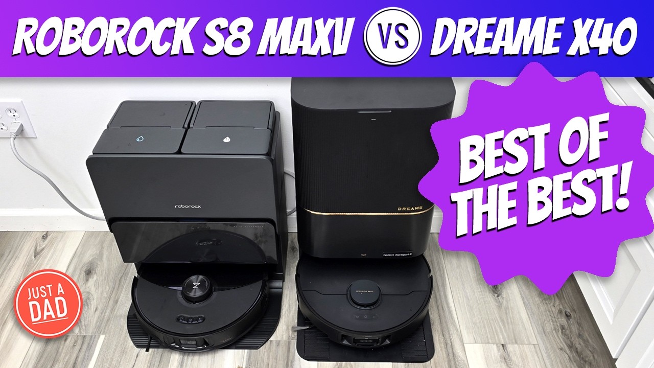 🤖 Roborock S8 MaxV Ultra vs Dreame X40 – BEST Robot Vacuum & Mop Compared