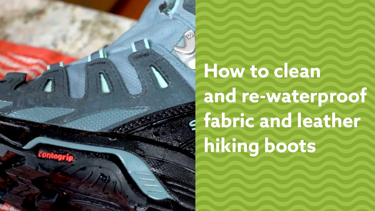 How to Clean and Re-Waterproof Fabric and Leather Hiking Boots with Nikwax