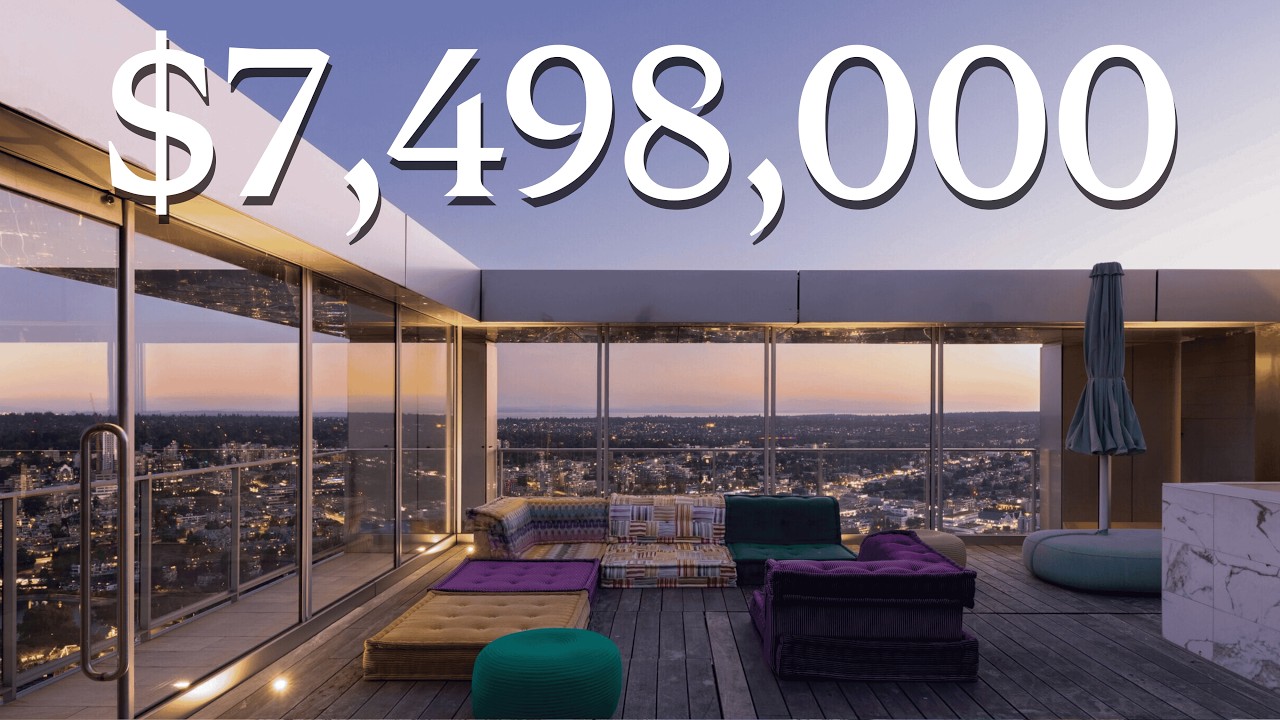 Inside this $7.5M Luxury Penthouse at Vancouver House | Rooftop & Panoramic English Bay Views