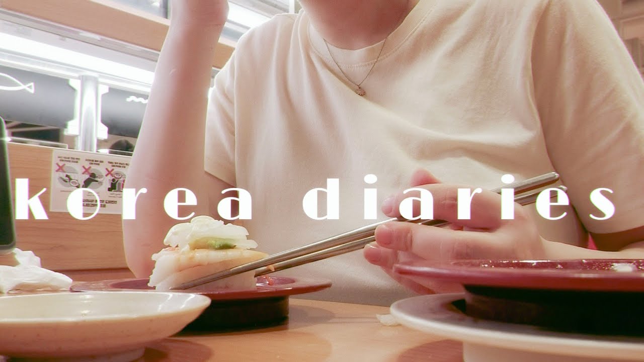 [eng sub ] arkadaşımla sushi  date 🍣 | alışveriş | doğum günüm | taeo ilk defa yoğurt deniyor 💗