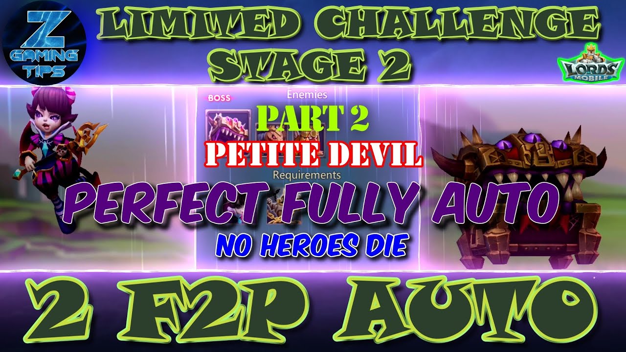 Petite Devil Limited Challenge Stage 2 | Trick vs Tricks Stage 2 (2 Perfect Full Auto) Trick or Trap