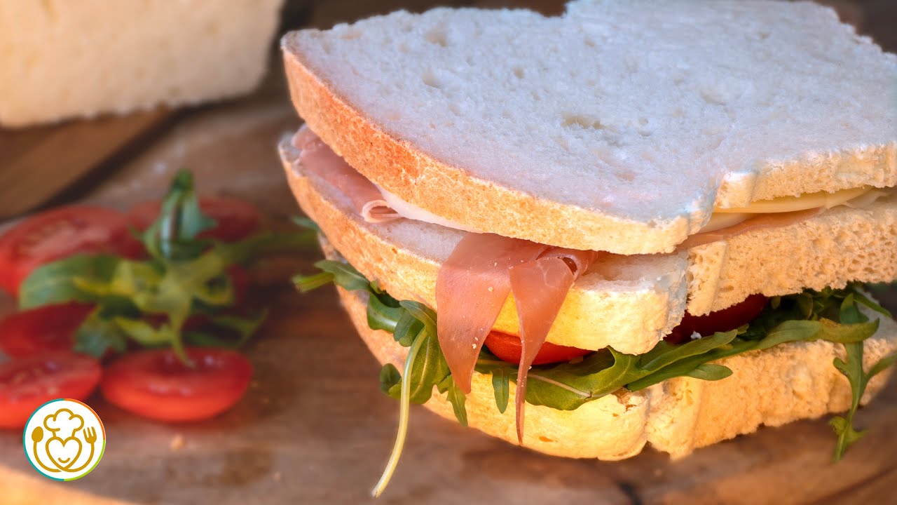 PANE MORBIDO SENZA GLUTINE e LATTOSIO. Fatto in Casa. Tipo Sandwich e Pan Bauletto | Vivoglutenfree