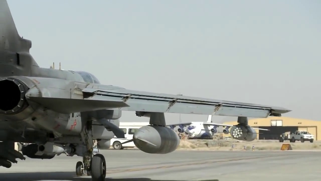 RAF Tornado at Kandahar Air Field, Afghanistan (HD)