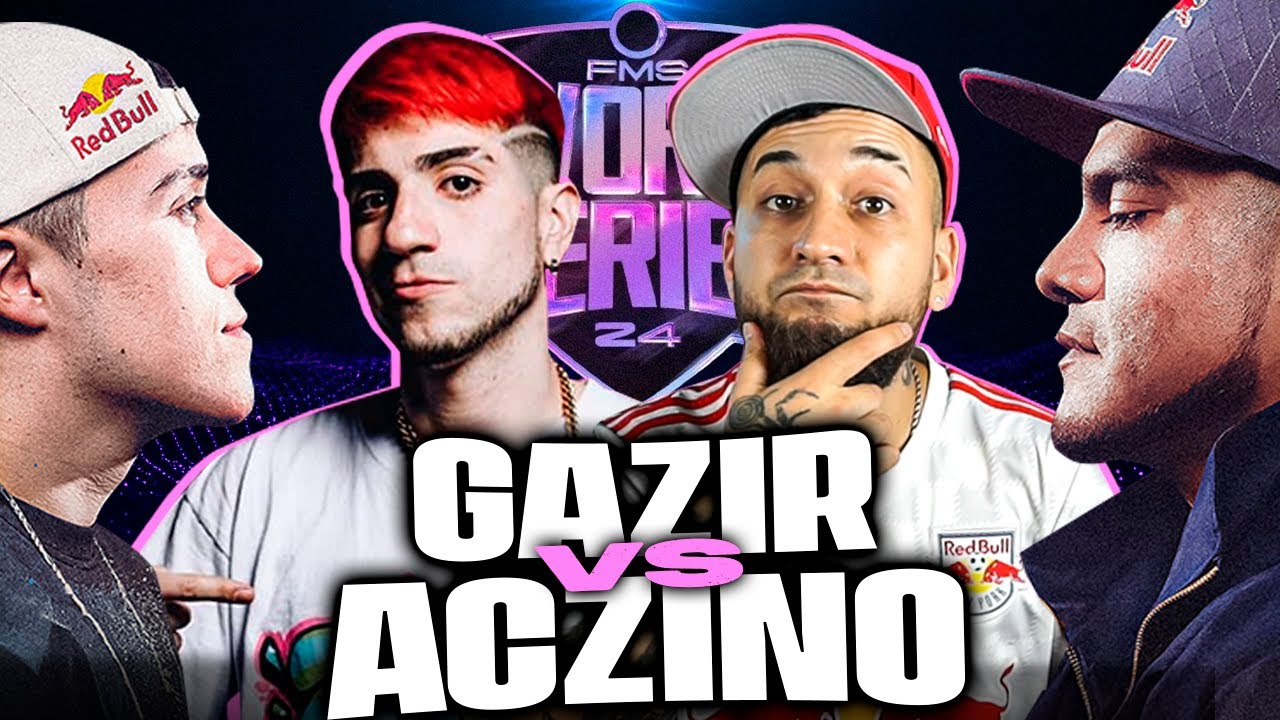 ¡VUELVE EL GOAT! 🐐 ACZINO VS GAZIR CON ACERTIJO 🇨🇱 Reacción a FMS WORLD SERIES 24 🔥