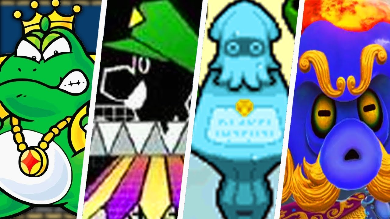 Evolution of Weird Bosses in Super Mario Games (1988 - 2018)