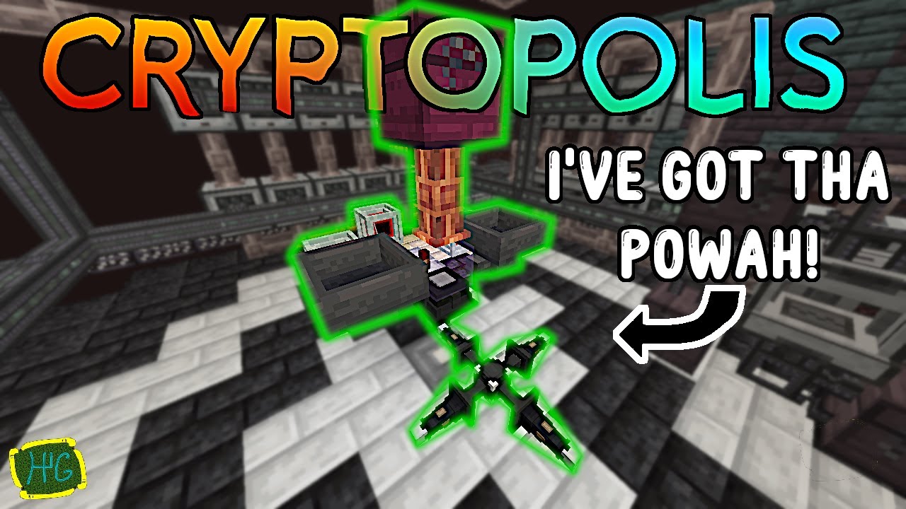 (#25) The Powah Mod! Wireless Terminal and Dielectric Paste (Cryptopolis - Minecraft 1.19.2)