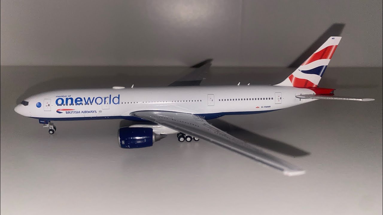 Model reviews |Gemini jets 1:400 British airways Boeing 777-200er (one world livery) review!: G-YMMR