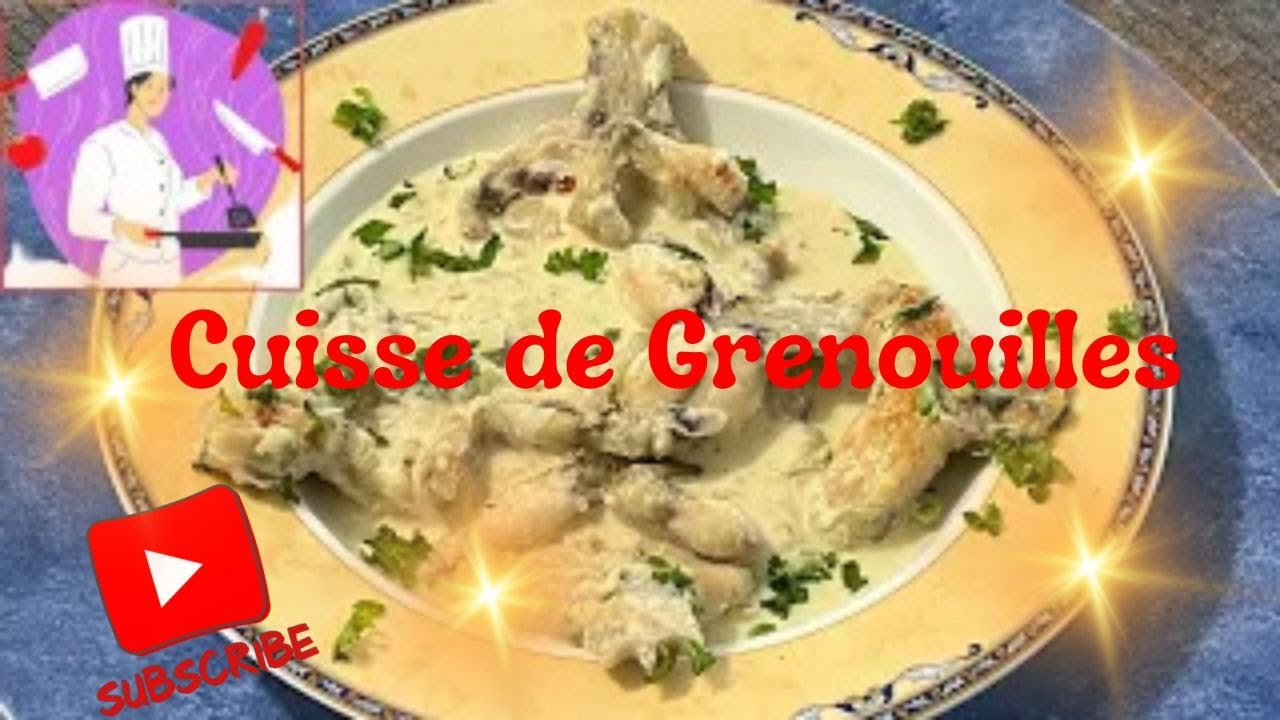 Recette facile en 4 étapes: cuisses de grenouille sauce poulette