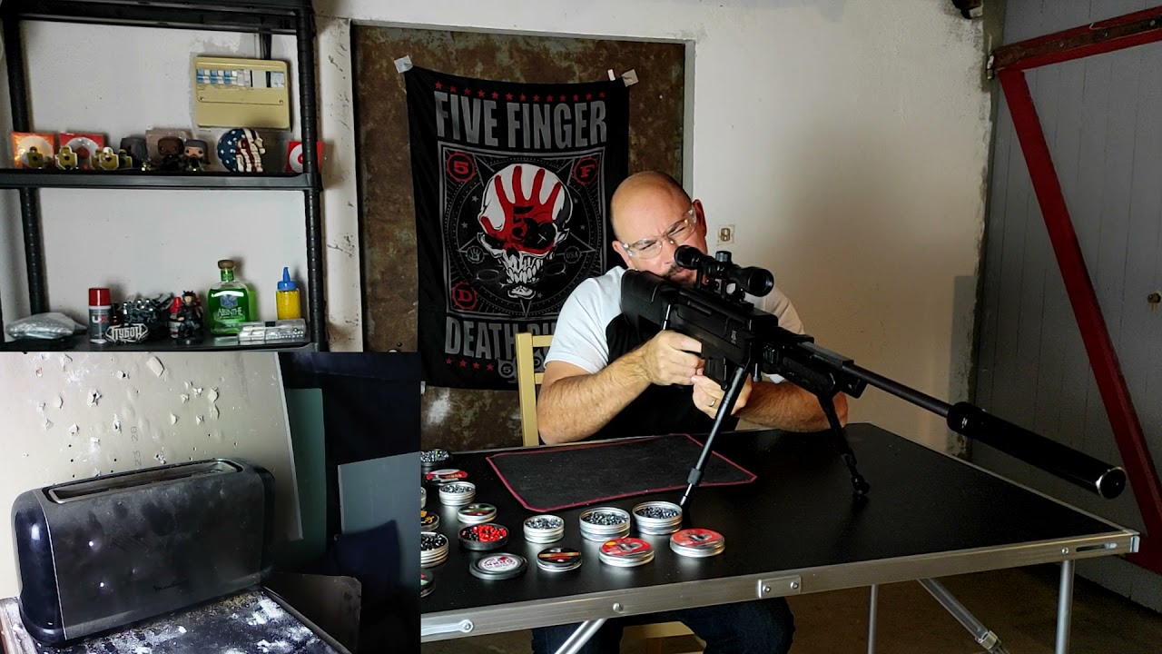 Carabine Black OPS Sniper Tactical  VS grille pain