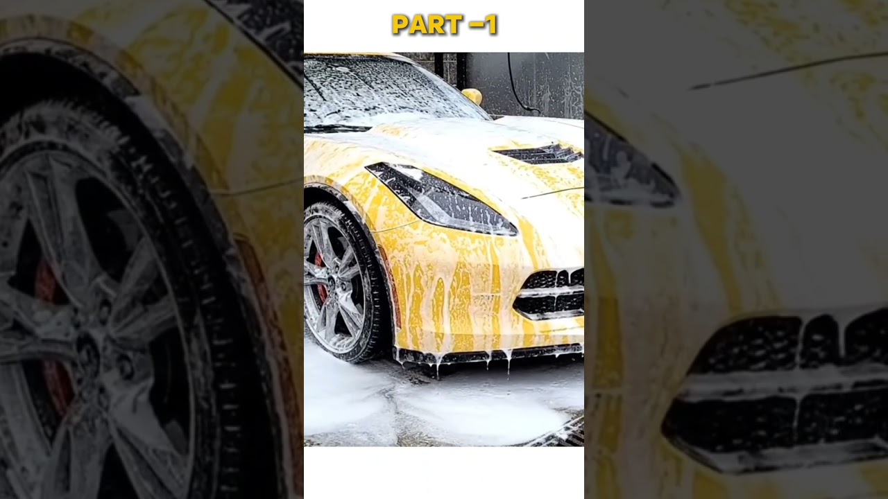 ASMR Car Restoration (Part -1) Full Rebuild of an Abandoned Chevrolet Corvette C7 Z06 (2017)