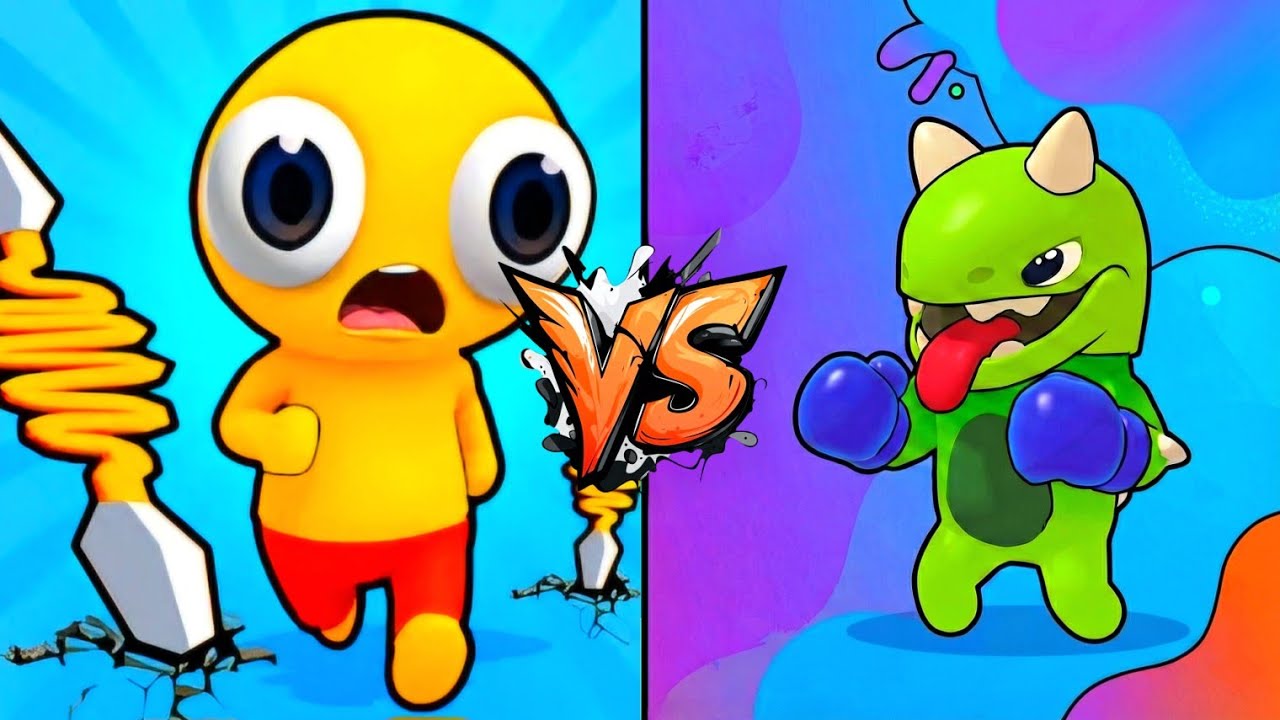 🔥 Spring Spear vs Join Blob Clash  | Hard Level Challange | Full Gameplay 🔥🎮