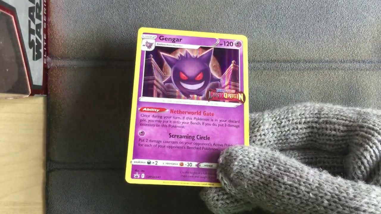 Gengar SWSH241 - Pokemon Lost Origins Prerelease Card